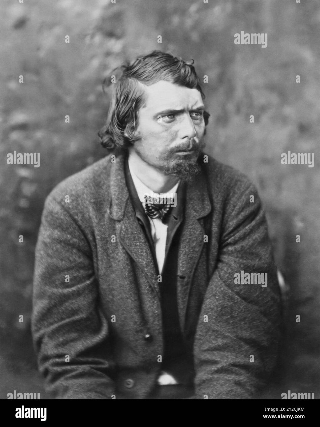 Portrait de George Atzerodt, l'un des conspirateurs dans l'assassinat d'Abraham Lincoln 1865 - photo d'Alexander Gardner Banque D'Images