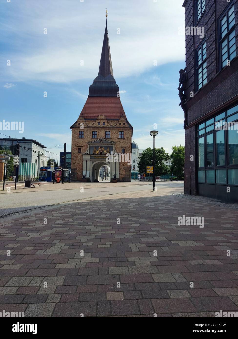 Steintor Gate à Rostock, Allemagne Banque D'Images