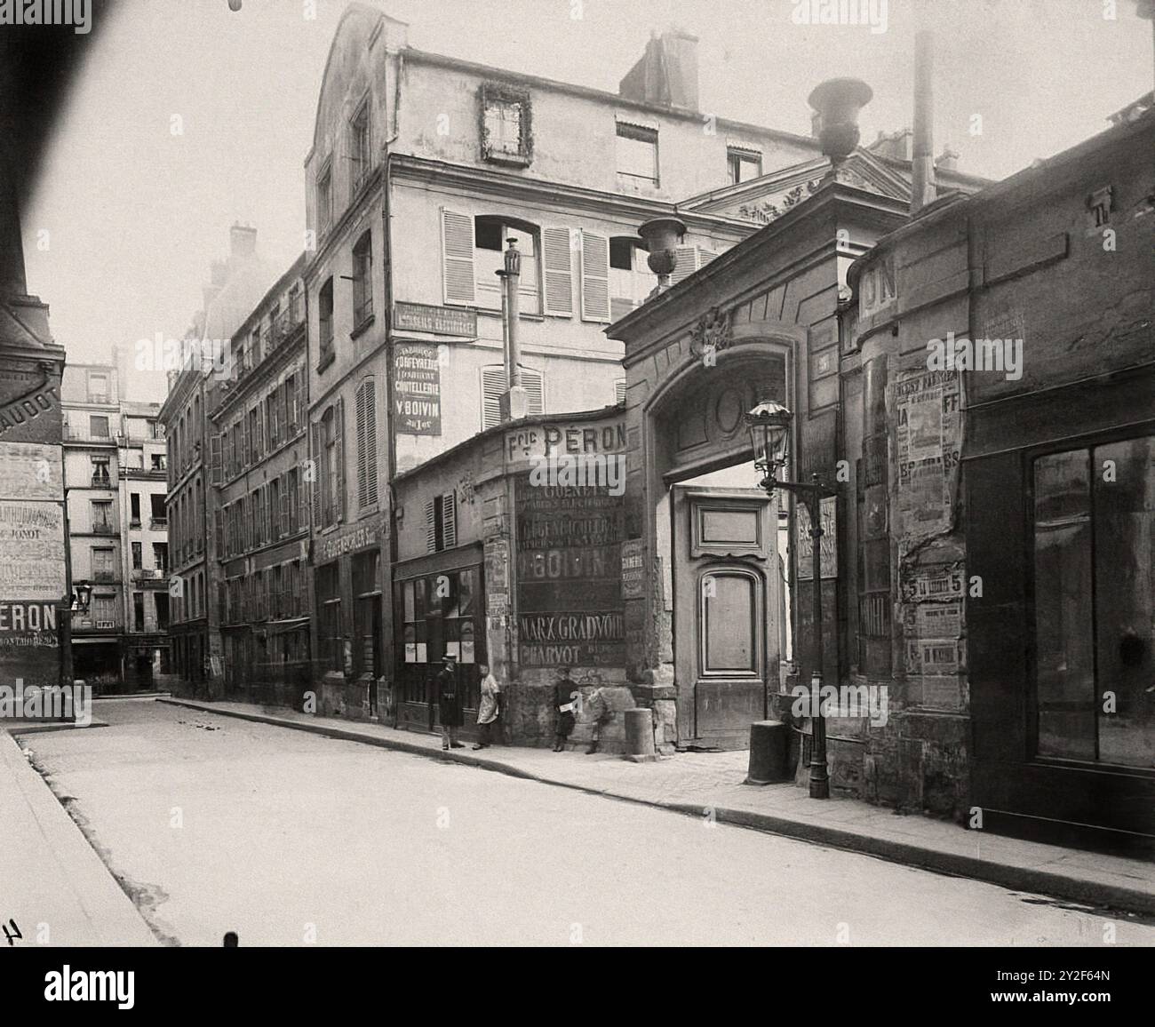 Eugène Atget - Hôtel de Montmorency rue de Montmorency 5 IIIE - Paris au moment des travaux de Baron Haussmann Banque D'Images