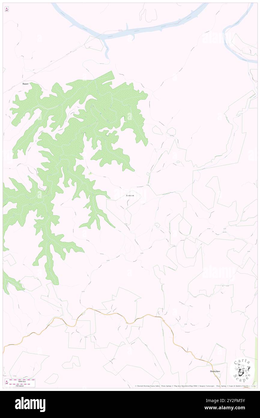 Funston, Comté de McCreary, US, États-Unis, Kentucky, n 36 53' 49'', S 84 24' 20'', carte, Cartascapes carte publiée en 2024. Explorez Cartascapes, une carte qui révèle la diversité des paysages, des cultures et des écosystèmes de la Terre. Voyage à travers le temps et l'espace, découvrir l'interconnexion du passé, du présent et de l'avenir de notre planète. Banque D'Images