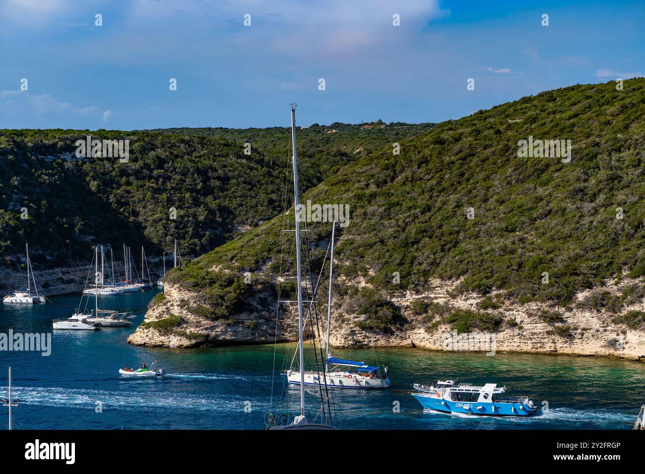 Port de Bonifacio, Corscia - Port de Bonifacio Banque D'Images