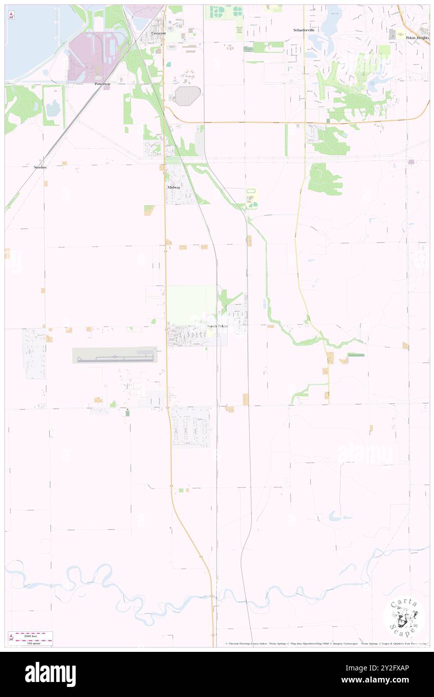 South Pekin, Tazewell County, US, United States, Illinois, n 40 29' 40'', S 89 39' 6'', carte, Cartascapes carte publiée en 2024. Explorez Cartascapes, une carte qui révèle la diversité des paysages, des cultures et des écosystèmes de la Terre. Voyage à travers le temps et l'espace, découvrir l'interconnexion du passé, du présent et de l'avenir de notre planète. Banque D'Images