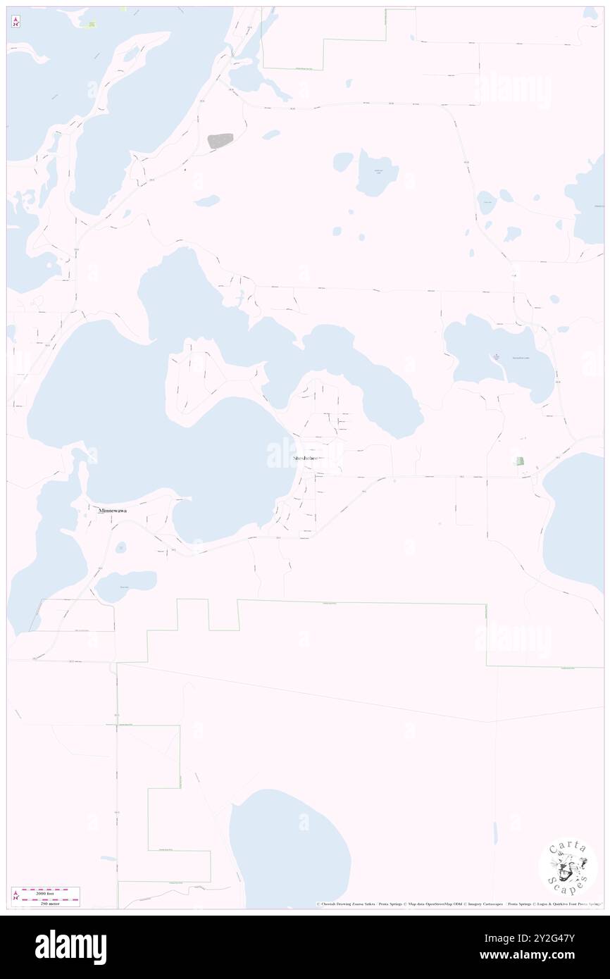 Sheshebee, Comté d'Aitkin, US, États-Unis, Minnesota, n 46 42' 16'', S 93 14' 32'', carte, Cartascapes carte publiée en 2024. Explorez Cartascapes, une carte qui révèle la diversité des paysages, des cultures et des écosystèmes de la Terre. Voyage à travers le temps et l'espace, découvrir l'interconnexion du passé, du présent et de l'avenir de notre planète. Banque D'Images