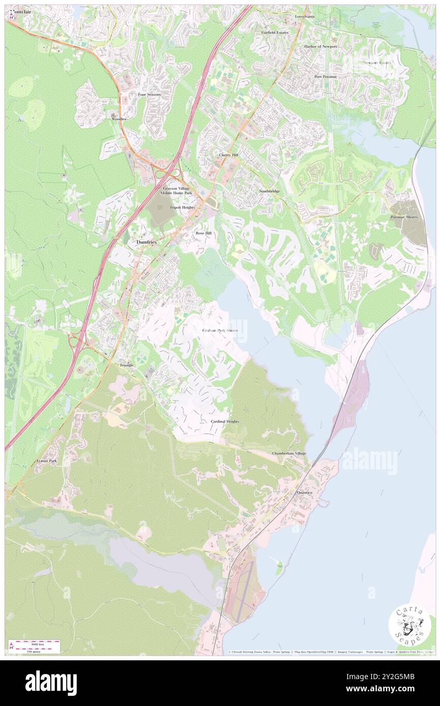 Graham Park Shores, comté de Prince William, États-Unis, Virginie, n 38 33' 5'', S 77 18' 38'', carte, Cartascapes carte publiée en 2024. Explorez Cartascapes, une carte qui révèle la diversité des paysages, des cultures et des écosystèmes de la Terre. Voyage à travers le temps et l'espace, découvrir l'interconnexion du passé, du présent et de l'avenir de notre planète. Banque D'Images