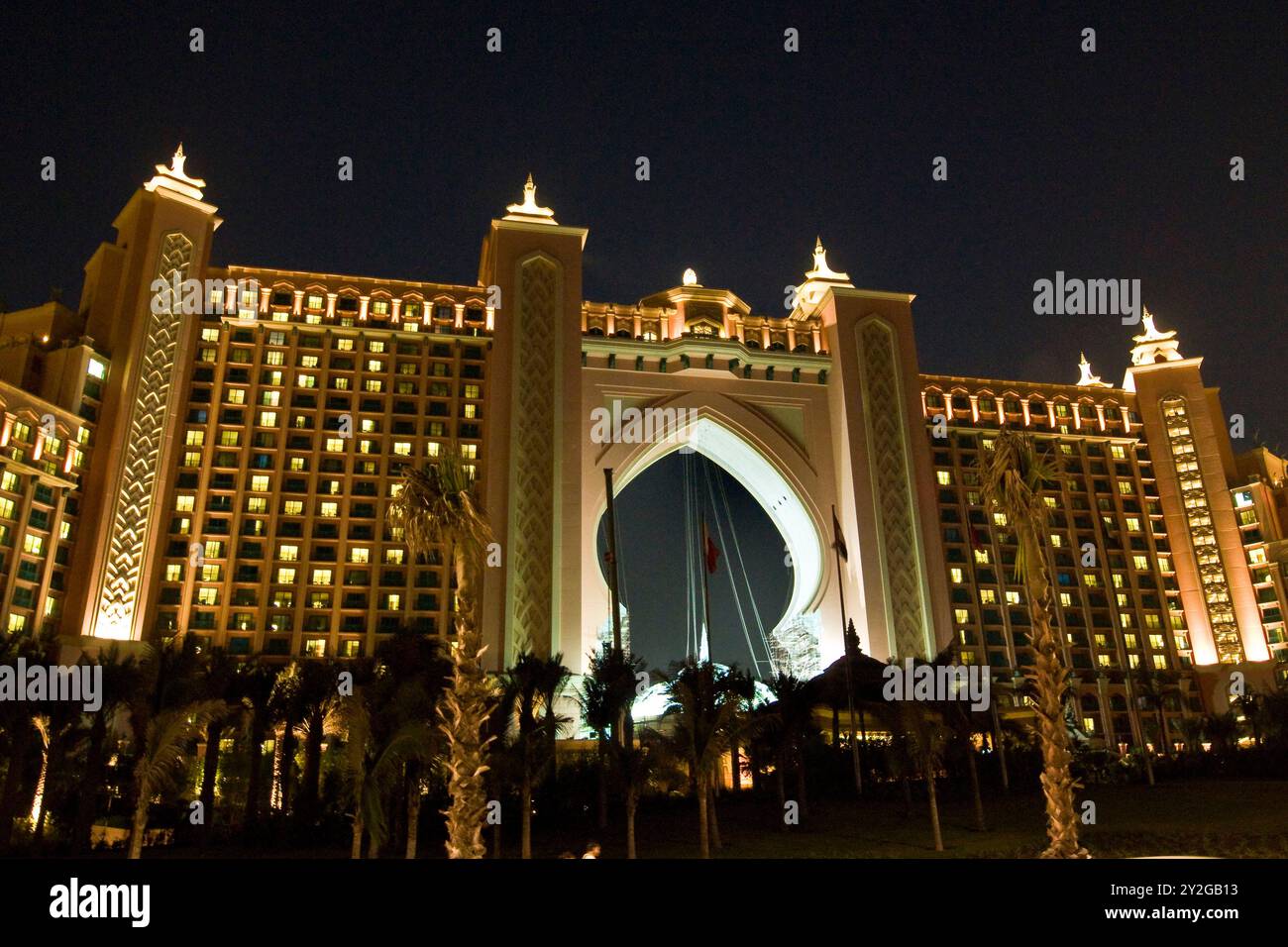 Atlantis Palm Hotel (Dubaï - Émirats Arabes Unis) Banque D'Images