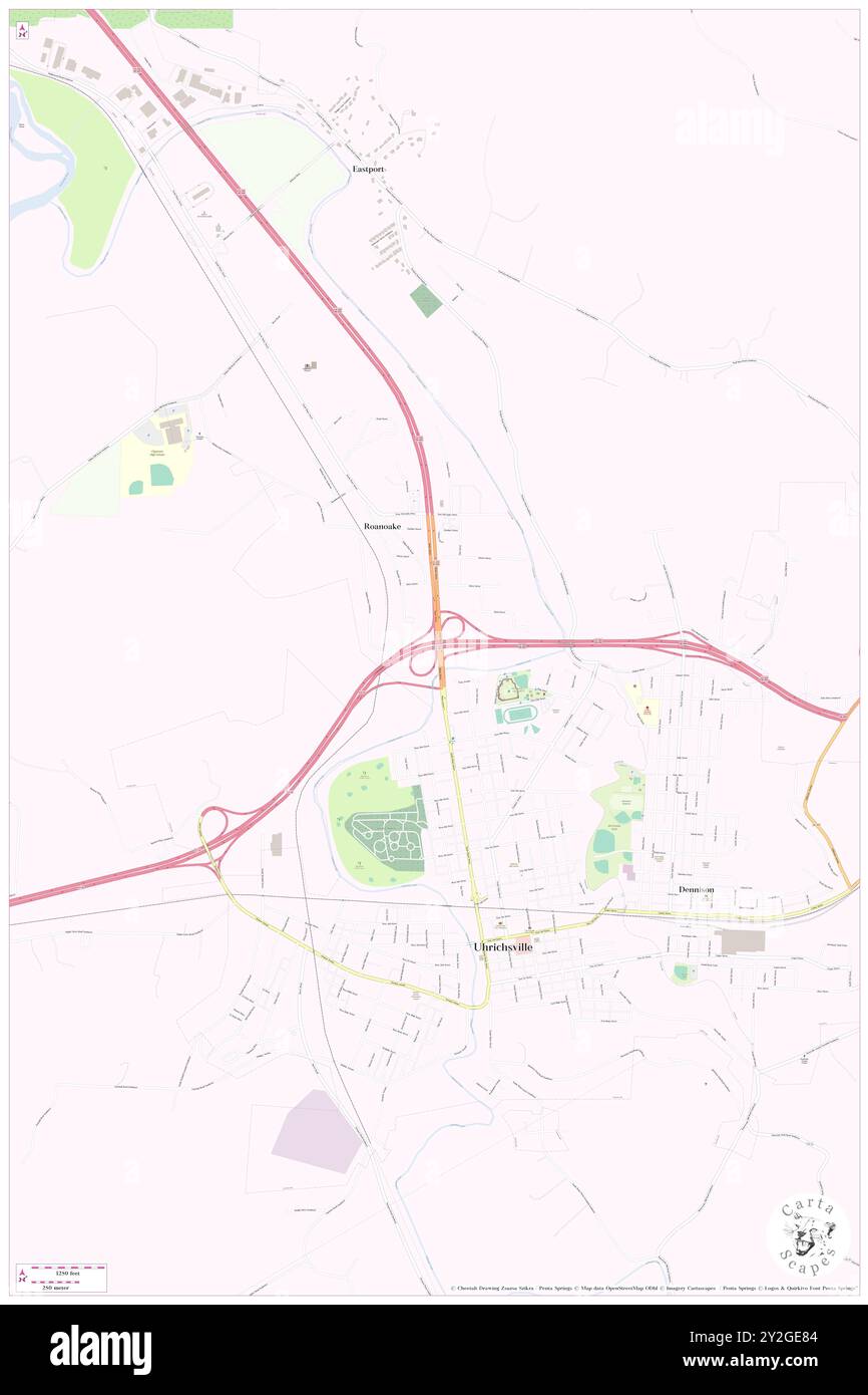 Uhrichsville, comté de Tuscarawas, US, États-Unis, Ohio, n 40 23' 35'', S 81 20' 47'', carte, Cartascapes carte publiée en 2024. Explorez Cartascapes, une carte qui révèle la diversité des paysages, des cultures et des écosystèmes de la Terre. Voyage à travers le temps et l'espace, découvrir l'interconnexion du passé, du présent et de l'avenir de notre planète. Banque D'Images