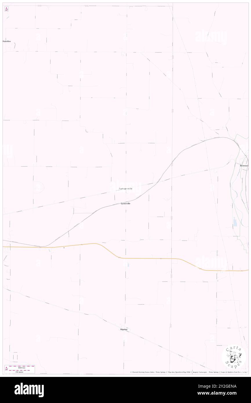 Springersville, Comté de Fayette, US, États-Unis, Indiana, n 39 39' 26'', S 85 3' 13'', carte, Cartascapes carte publiée en 2024. Explorez Cartascapes, une carte qui révèle la diversité des paysages, des cultures et des écosystèmes de la Terre. Voyage à travers le temps et l'espace, découvrir l'interconnexion du passé, du présent et de l'avenir de notre planète. Banque D'Images