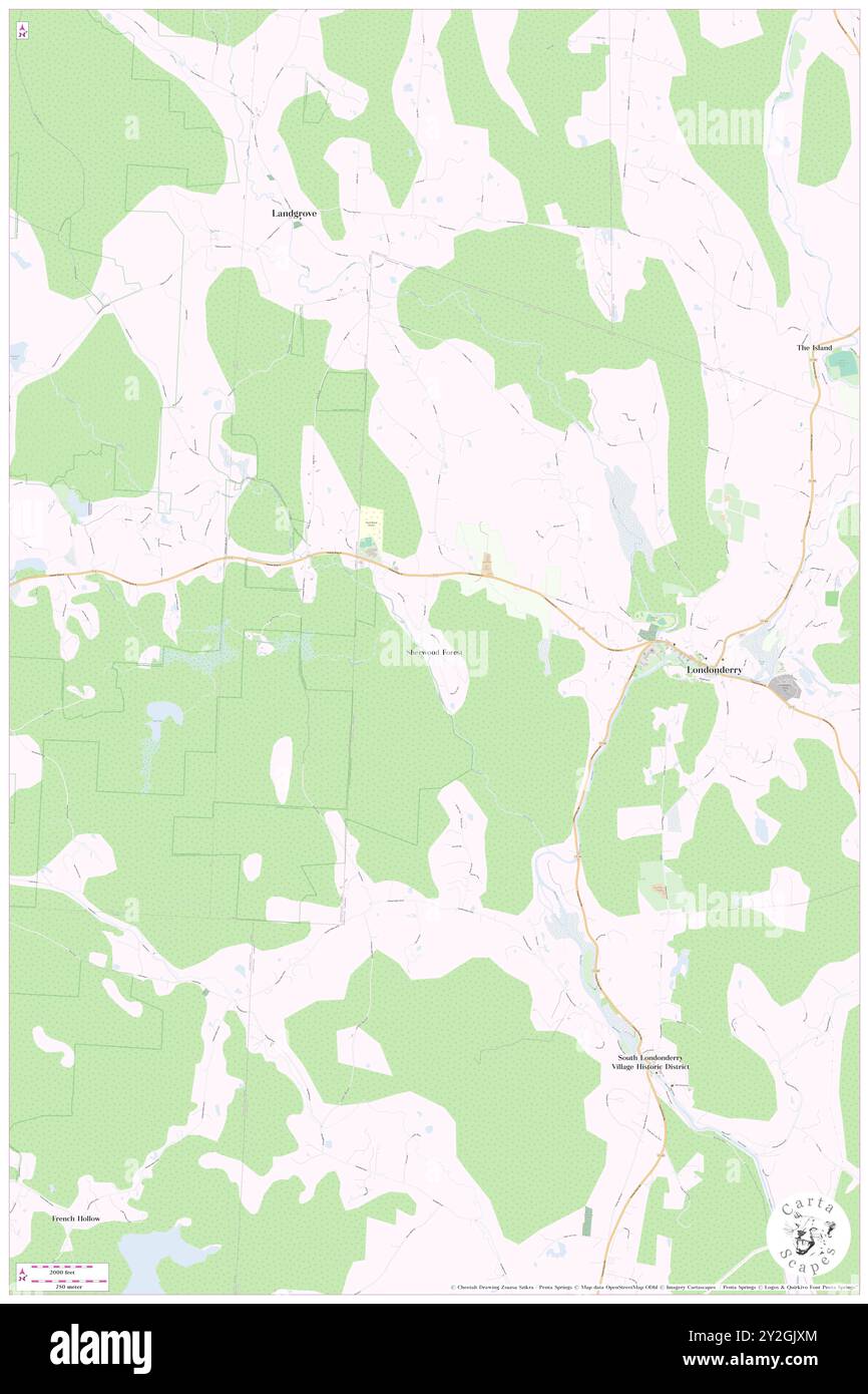 Sherwood Forest, Comté de Windham, US, États-Unis, Vermont, n 43 13' 42'', S 72 50' 26'', carte, Cartascapes carte publiée en 2024. Explorez Cartascapes, une carte qui révèle la diversité des paysages, des cultures et des écosystèmes de la Terre. Voyage à travers le temps et l'espace, découvrir l'interconnexion du passé, du présent et de l'avenir de notre planète. Banque D'Images