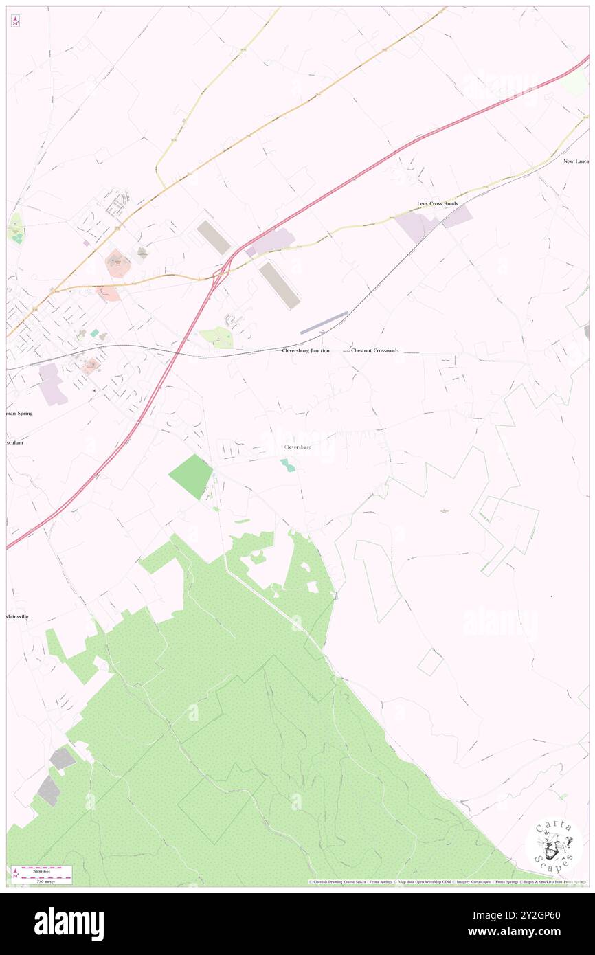 Cleversburg, Comté de Cumberland, US, États-Unis, Pennsylvanie, n 40 2' 15'', S 77 27' 57'', carte, Cartascapes carte publiée en 2024. Explorez Cartascapes, une carte qui révèle la diversité des paysages, des cultures et des écosystèmes de la Terre. Voyage à travers le temps et l'espace, découvrir l'interconnexion du passé, du présent et de l'avenir de notre planète. Banque D'Images