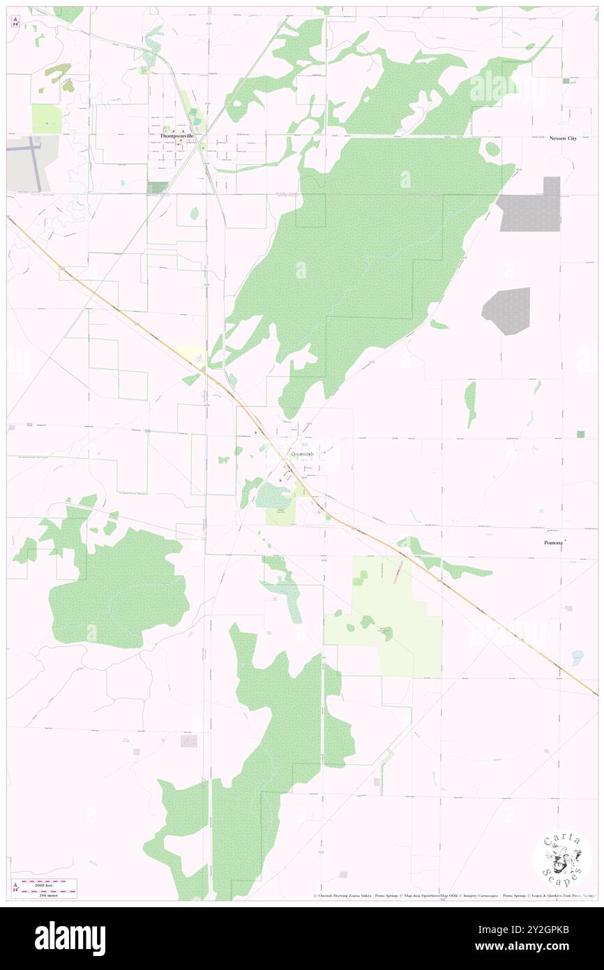 Copemish, Comté de Manistee, US, États-Unis, Michigan, n 44 28' 54'', S 85 55' 21'', carte, Cartascapes carte publiée en 2024. Explorez Cartascapes, une carte qui révèle la diversité des paysages, des cultures et des écosystèmes de la Terre. Voyage à travers le temps et l'espace, découvrir l'interconnexion du passé, du présent et de l'avenir de notre planète. Banque D'Images