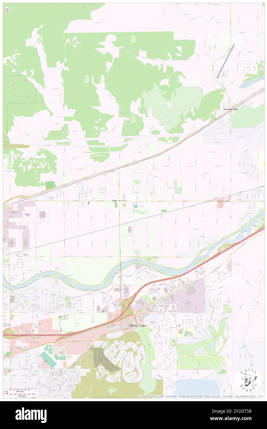 Otis Orchards, comté de Spokane, US, États-Unis, Washington, n 47 42' 1'', S 117 6' 22'', carte, Cartascapes carte publiée en 2024. Explorez Cartascapes, une carte qui révèle la diversité des paysages, des cultures et des écosystèmes de la Terre. Voyage à travers le temps et l'espace, découvrir l'interconnexion du passé, du présent et de l'avenir de notre planète. Banque D'Images