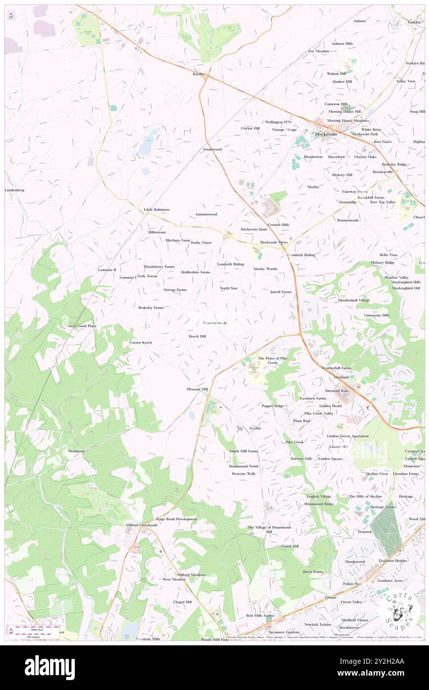 Meadowbrook, Comté de New Castle, US, États-Unis, Delaware, n 39 45' 10'', S 75 43' 23'', carte, Cartascapes carte publiée en 2024. Explorez Cartascapes, une carte qui révèle la diversité des paysages, des cultures et des écosystèmes de la Terre. Voyage à travers le temps et l'espace, découvrir l'interconnexion du passé, du présent et de l'avenir de notre planète. Banque D'Images