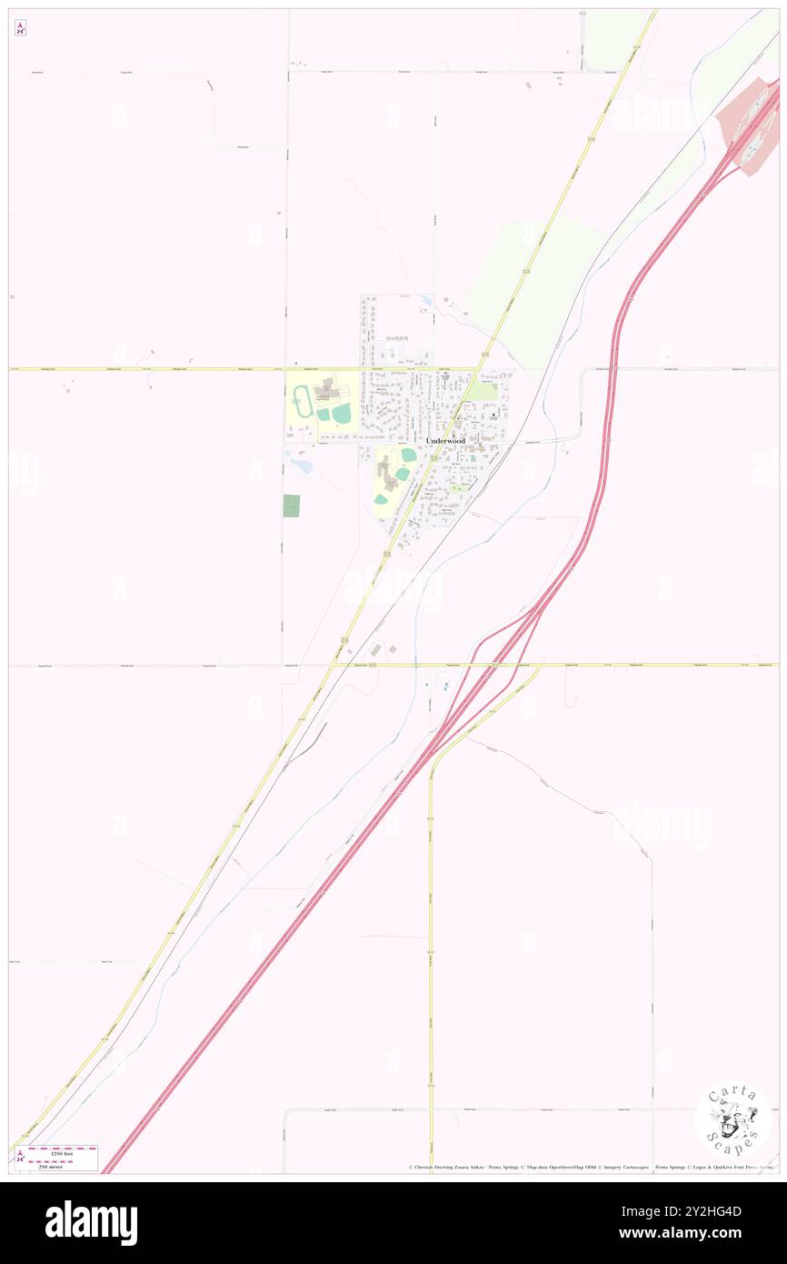 Underwood, Comté de Pottawattamie, US, États-Unis, Iowa, n 41 23' 12'', S 95 40' 36'', carte, Cartascapes carte publiée en 2024. Explorez Cartascapes, une carte qui révèle la diversité des paysages, des cultures et des écosystèmes de la Terre. Voyage à travers le temps et l'espace, découvrir l'interconnexion du passé, du présent et de l'avenir de notre planète. Banque D'Images