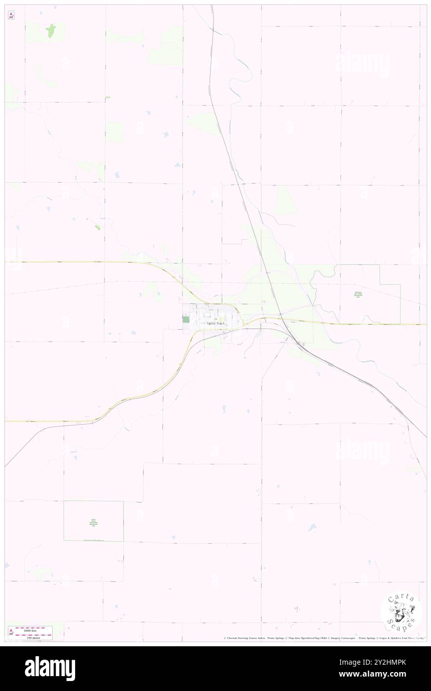 Table Rock, Comté de Pawnee, US, États-Unis, Nebraska, n 40 10' 41'', S 96 5' 48'', carte, Cartascapes carte publiée en 2024. Explorez Cartascapes, une carte qui révèle la diversité des paysages, des cultures et des écosystèmes de la Terre. Voyage à travers le temps et l'espace, découvrir l'interconnexion du passé, du présent et de l'avenir de notre planète. Banque D'Images