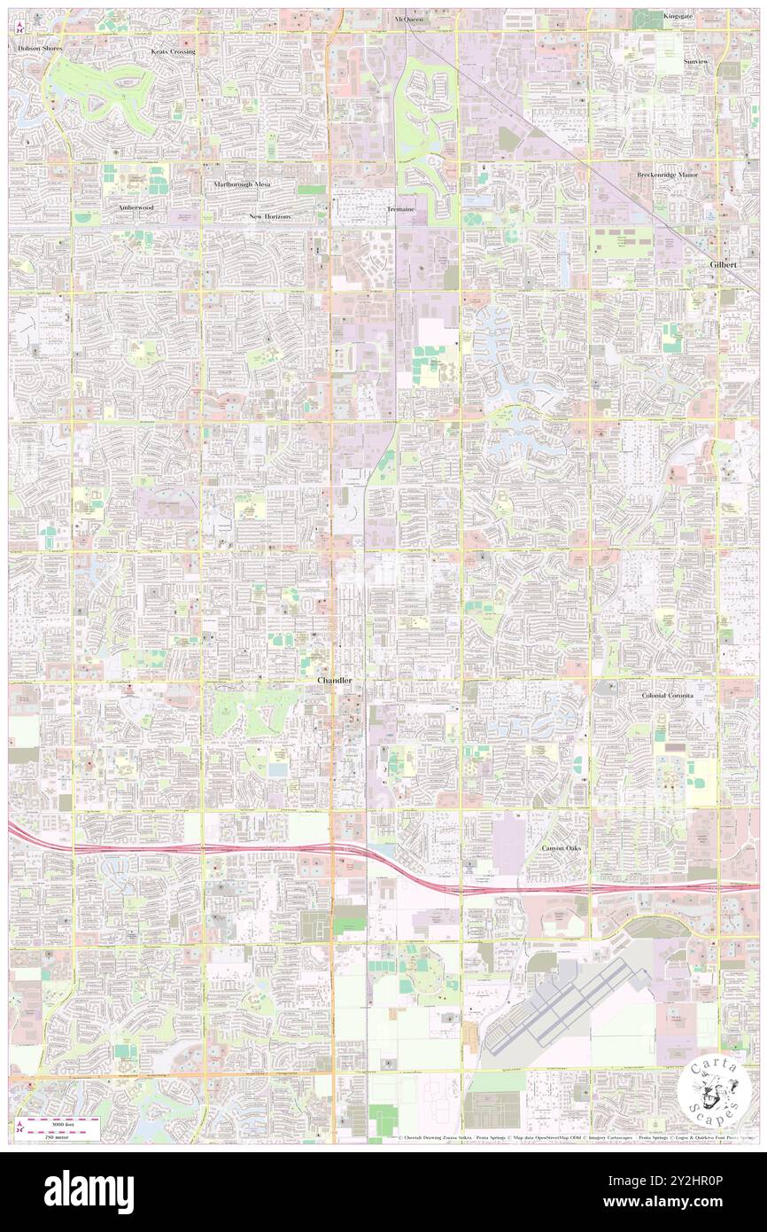 Chandler Meadows Mobile Home Park, Comté de Maricopa, US, États-Unis, Arizona, n 33 19' 4'', S 111 50' 4'', carte, Cartascapes carte publiée en 2024. Explorez Cartascapes, une carte qui révèle la diversité des paysages, des cultures et des écosystèmes de la Terre. Voyage à travers le temps et l'espace, découvrir l'interconnexion du passé, du présent et de l'avenir de notre planète. Banque D'Images