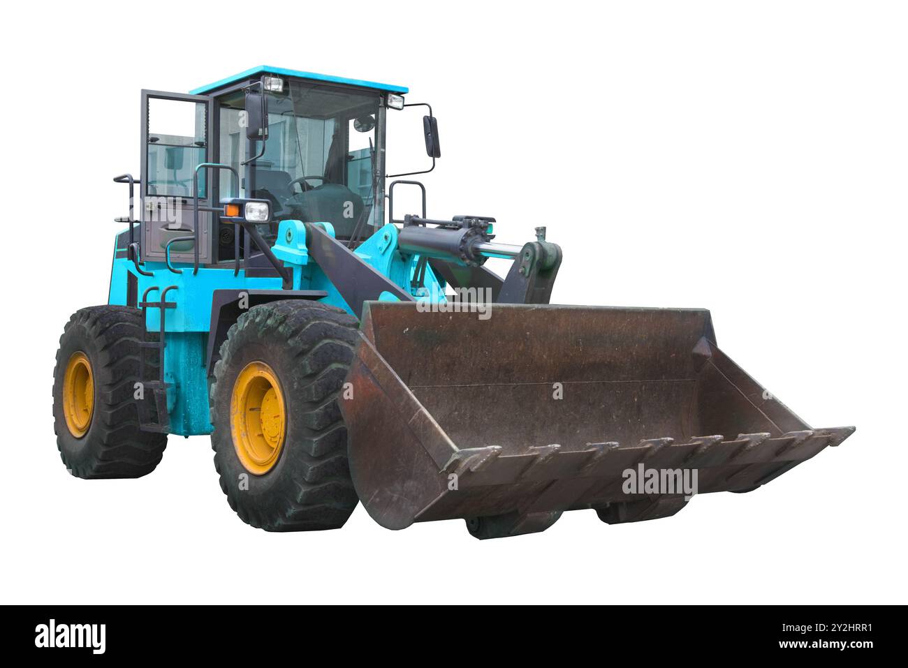 Le gros bulldozer de construction lourds Banque D'Images