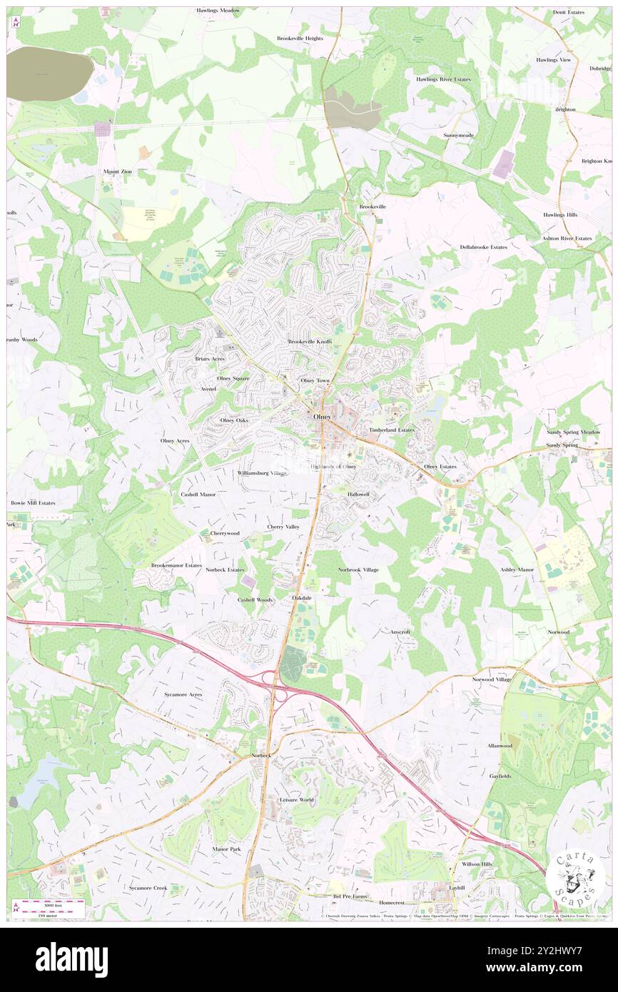 Olney, Comté de Montgomery, US, États-Unis, Maryland, n 39 9' 11'', S 77 4' 0'', carte, Cartascapes carte publiée en 2024. Explorez Cartascapes, une carte qui révèle la diversité des paysages, des cultures et des écosystèmes de la Terre. Voyage à travers le temps et l'espace, découvrir l'interconnexion du passé, du présent et de l'avenir de notre planète. Banque D'Images