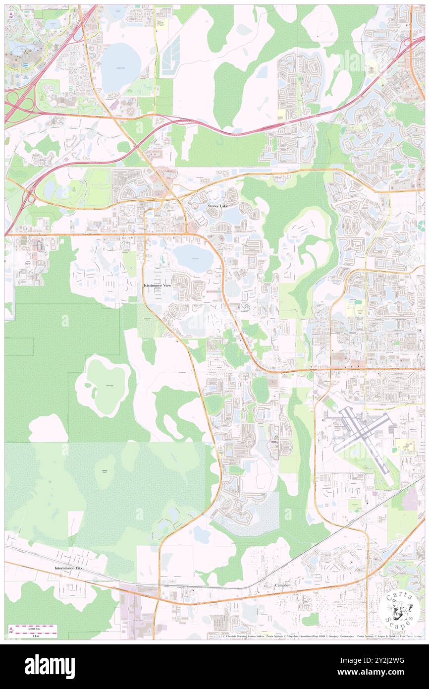 Siesta Lago Mobile Home Village, comté d'Osceola, US, États-Unis, Floride, n 28 18' 51'', S 81 28' 22'', carte, Cartascapes carte publiée en 2024. Explorez Cartascapes, une carte qui révèle la diversité des paysages, des cultures et des écosystèmes de la Terre. Voyage à travers le temps et l'espace, découvrir l'interconnexion du passé, du présent et de l'avenir de notre planète. Banque D'Images