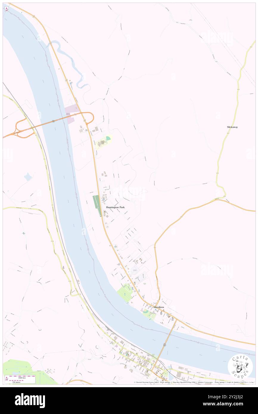 Aberdeen, Comté de Brown, US, États-Unis, Ohio, n 38 39' 20'', S 83 45' 39'', carte, Cartascapes carte publiée en 2024. Explorez Cartascapes, une carte qui révèle la diversité des paysages, des cultures et des écosystèmes de la Terre. Voyage à travers le temps et l'espace, découvrir l'interconnexion du passé, du présent et de l'avenir de notre planète. Banque D'Images