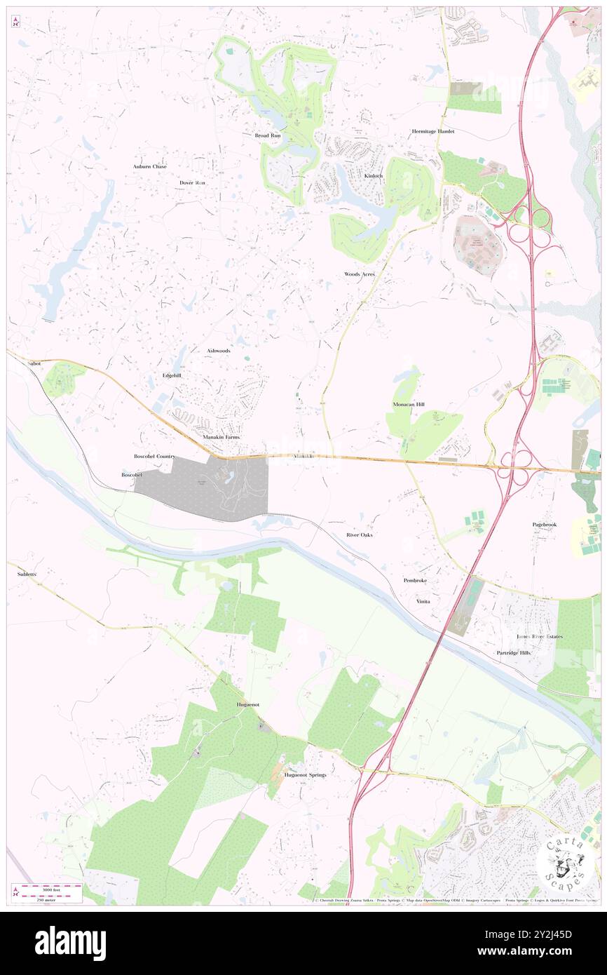 Manakin-sabot, Comté de Goochland, US, États-Unis, Virginie, n 37 36' 5'', S 77 42' 7'', carte, Cartascapes carte publiée en 2024. Explorez Cartascapes, une carte qui révèle la diversité des paysages, des cultures et des écosystèmes de la Terre. Voyage à travers le temps et l'espace, découvrir l'interconnexion du passé, du présent et de l'avenir de notre planète. Banque D'Images