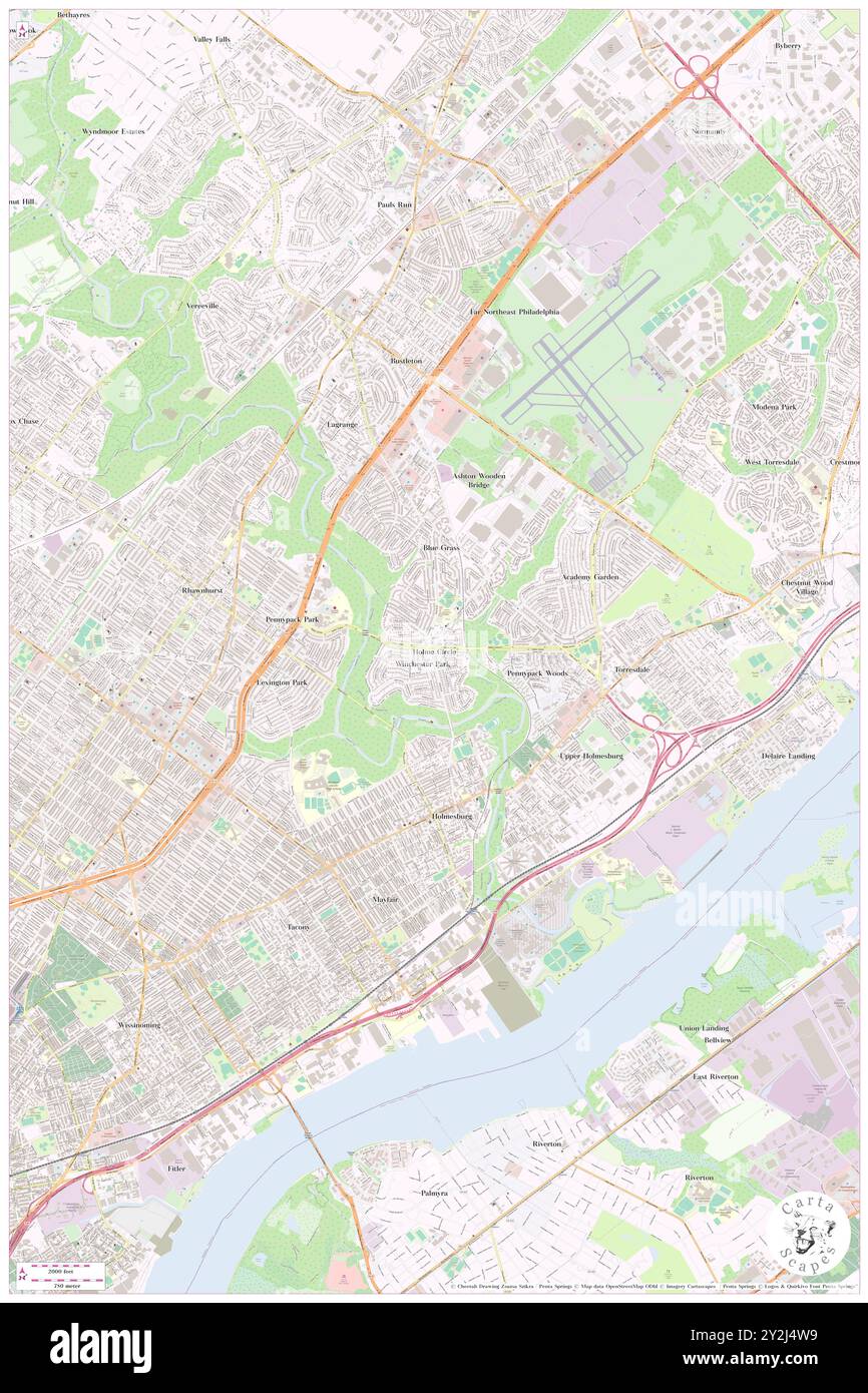 Holme Circle, Comté de Philadelphie, US, États-Unis, Pennsylvanie, n 40 3' 22'', S 75 1' 41'', carte, Cartascapes carte publiée en 2024. Explorez Cartascapes, une carte qui révèle la diversité des paysages, des cultures et des écosystèmes de la Terre. Voyage à travers le temps et l'espace, découvrir l'interconnexion du passé, du présent et de l'avenir de notre planète. Banque D'Images