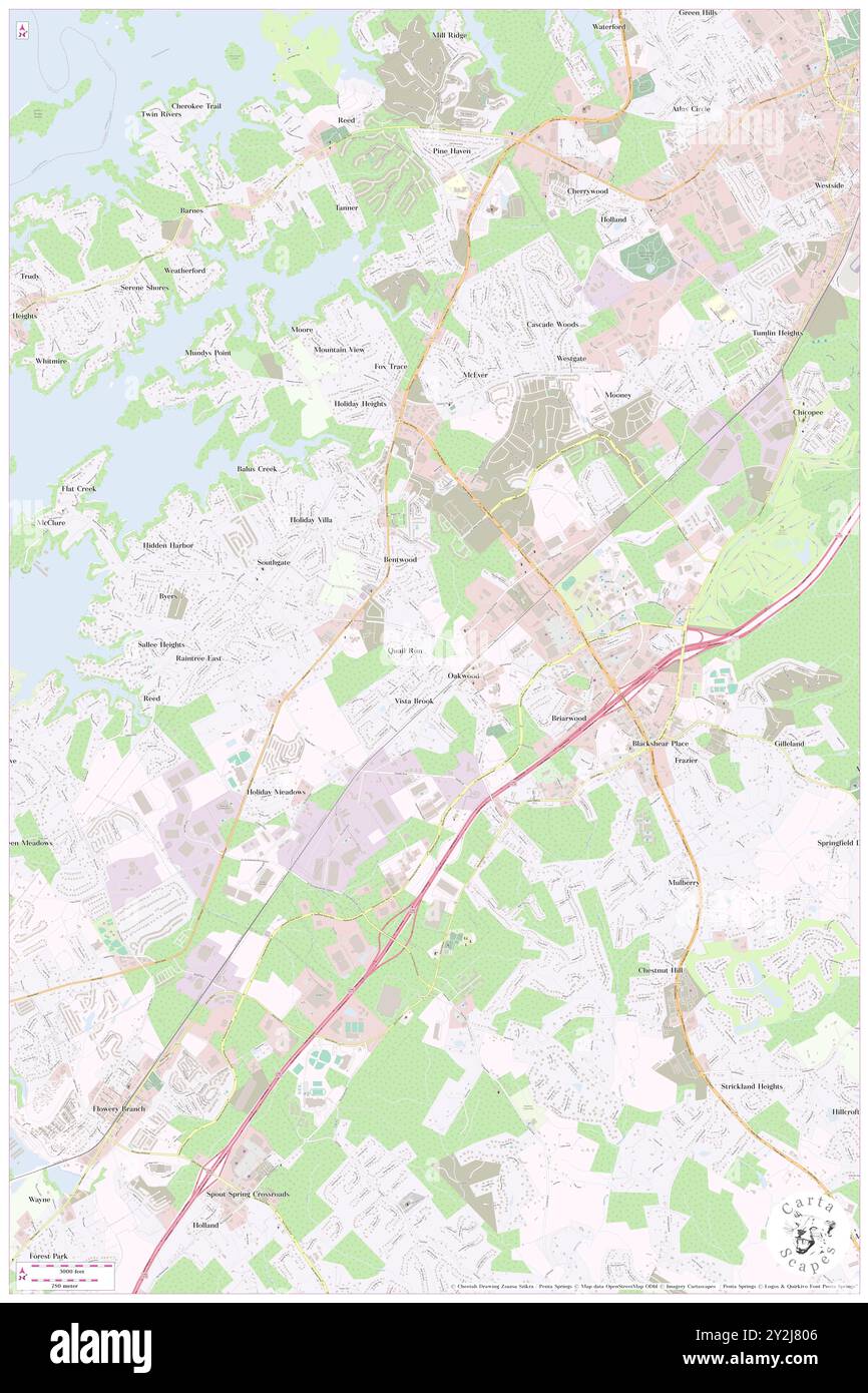 Oakwood, Comté de Hall, US, États-Unis, Géorgie, n 34 13' 39'', S 83 53' 3'', carte, Cartascapes carte publiée en 2024. Explorez Cartascapes, une carte qui révèle la diversité des paysages, des cultures et des écosystèmes de la Terre. Voyage à travers le temps et l'espace, découvrir l'interconnexion du passé, du présent et de l'avenir de notre planète. Banque D'Images