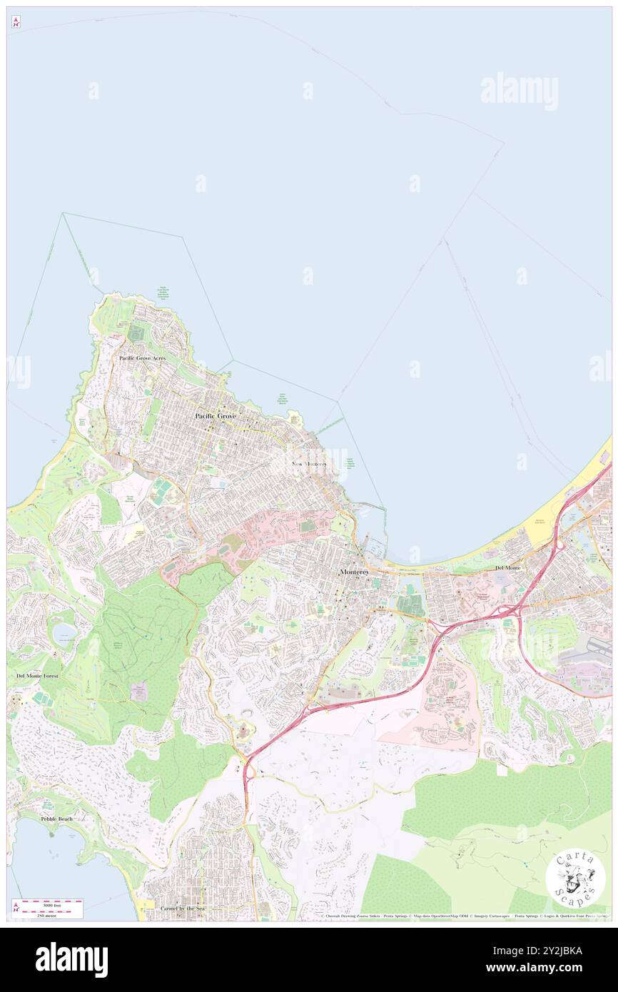 New Monterey, comté de Monterey, États-Unis, Californie, n 36 36' 52'', S 121 54' 7'', carte, Cartascapes carte publiée en 2024. Explorez Cartascapes, une carte qui révèle la diversité des paysages, des cultures et des écosystèmes de la Terre. Voyage à travers le temps et l'espace, découvrir l'interconnexion du passé, du présent et de l'avenir de notre planète. Banque D'Images