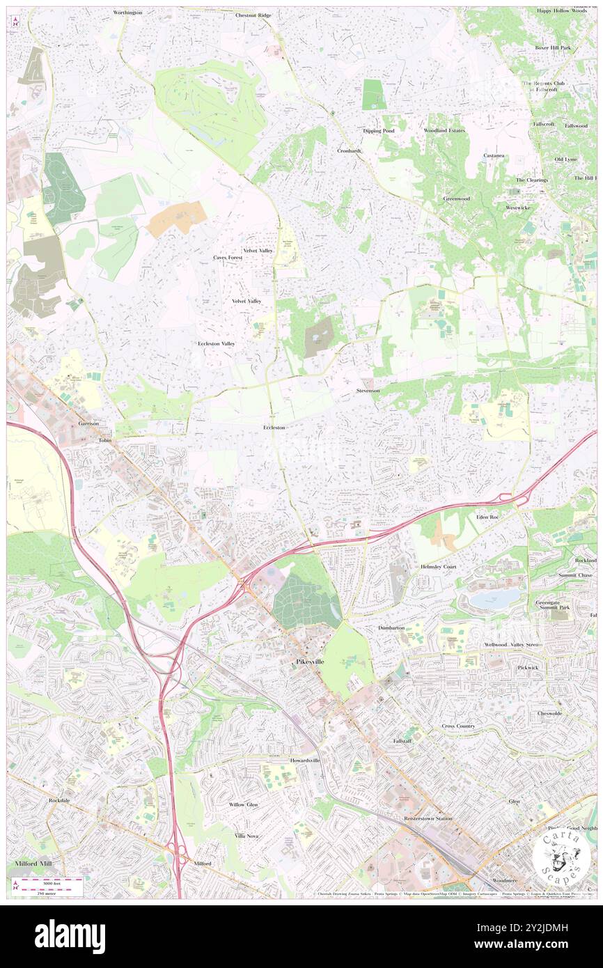 Anton North, Comté de Baltimore, US, États-Unis, Maryland, n 39 24' 7'', S 76 43' 26'', carte, Cartascapes carte publiée en 2024. Explorez Cartascapes, une carte qui révèle la diversité des paysages, des cultures et des écosystèmes de la Terre. Voyage à travers le temps et l'espace, découvrir l'interconnexion du passé, du présent et de l'avenir de notre planète. Banque D'Images