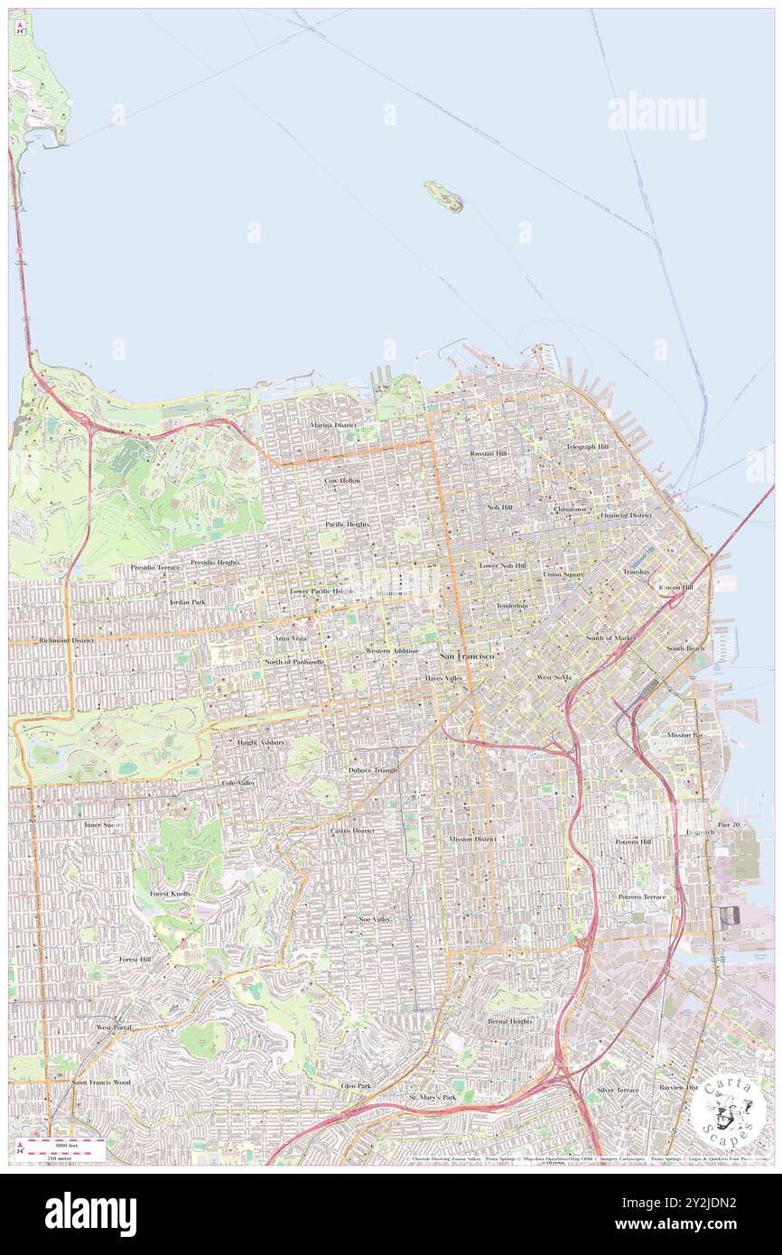 Japantown, City and County of San Francisco, US, United States, California, N 37 47' 10'', S 122 25' 47'', map, Cartascapes Map publié en 2024. Explorez Cartascapes, une carte qui révèle la diversité des paysages, des cultures et des écosystèmes de la Terre. Voyage à travers le temps et l'espace, découvrir l'interconnexion du passé, du présent et de l'avenir de notre planète. Banque D'Images