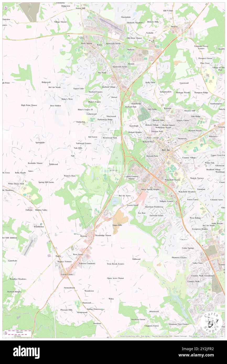 Watervale, Comté de Harford, US, États-Unis, Maryland, n 39 31' 42'', S 76 22' 21'', carte, Cartascapes carte publiée en 2024. Explorez Cartascapes, une carte qui révèle la diversité des paysages, des cultures et des écosystèmes de la Terre. Voyage à travers le temps et l'espace, découvrir l'interconnexion du passé, du présent et de l'avenir de notre planète. Banque D'Images