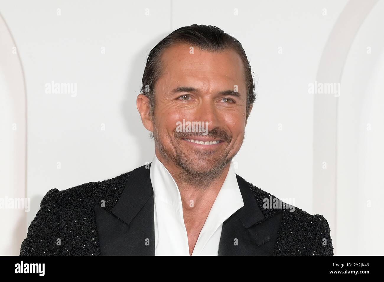 Rome, Italie. 10 septembre 2024. William Abadie assiste au tapis rouge de la série télévisée « Emily in Paris 4 » netflix au Space Cinema Moderno. Crédit : SOPA images Limited/Alamy Live News Banque D'Images