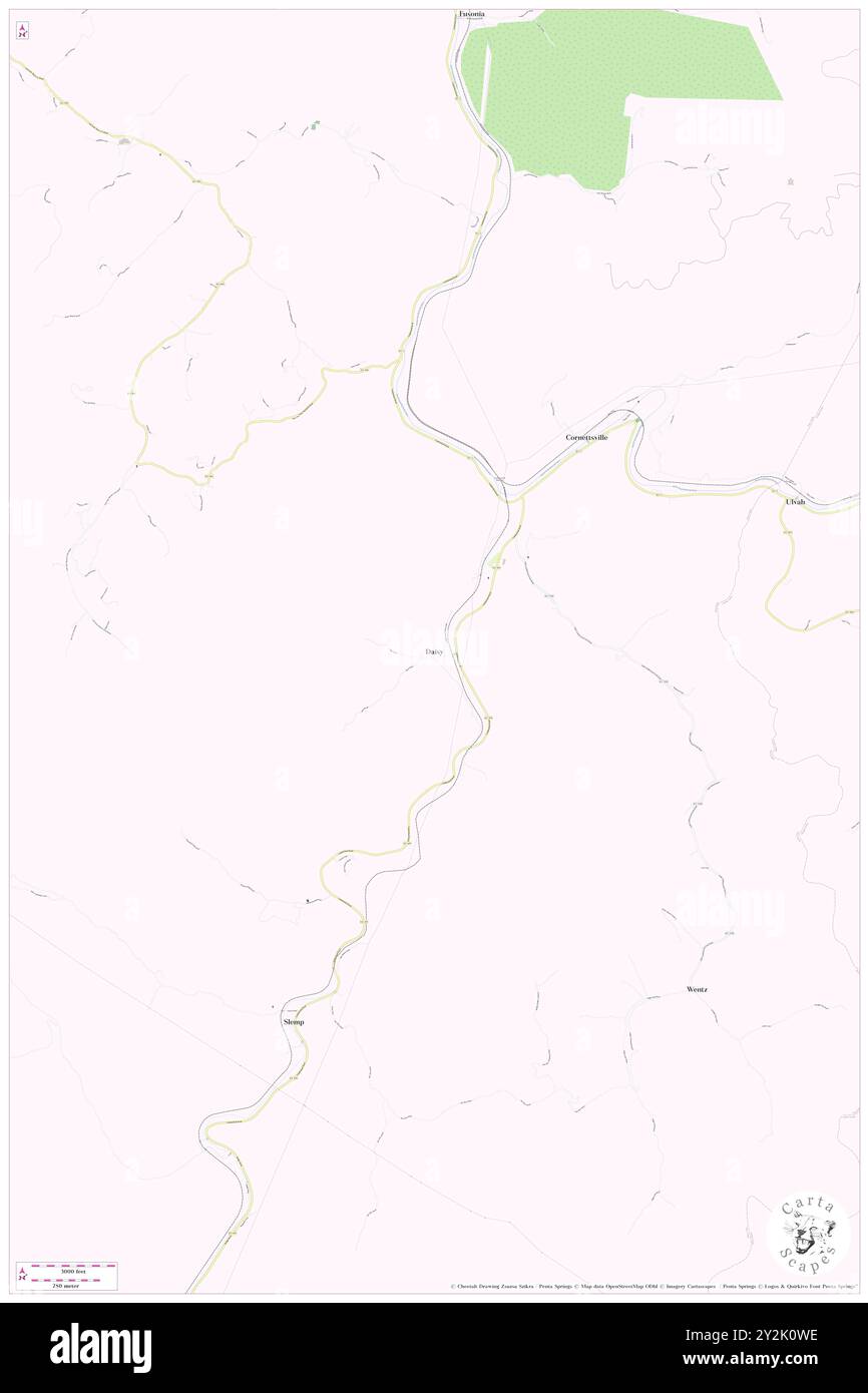 Daisy, Comté de Perry, US, États-Unis, Kentucky, n 37 6' 49'', S 83 5' 41'', carte, Cartascapes carte publiée en 2024. Explorez Cartascapes, une carte qui révèle la diversité des paysages, des cultures et des écosystèmes de la Terre. Voyage à travers le temps et l'espace, découvrir l'interconnexion du passé, du présent et de l'avenir de notre planète. Banque D'Images