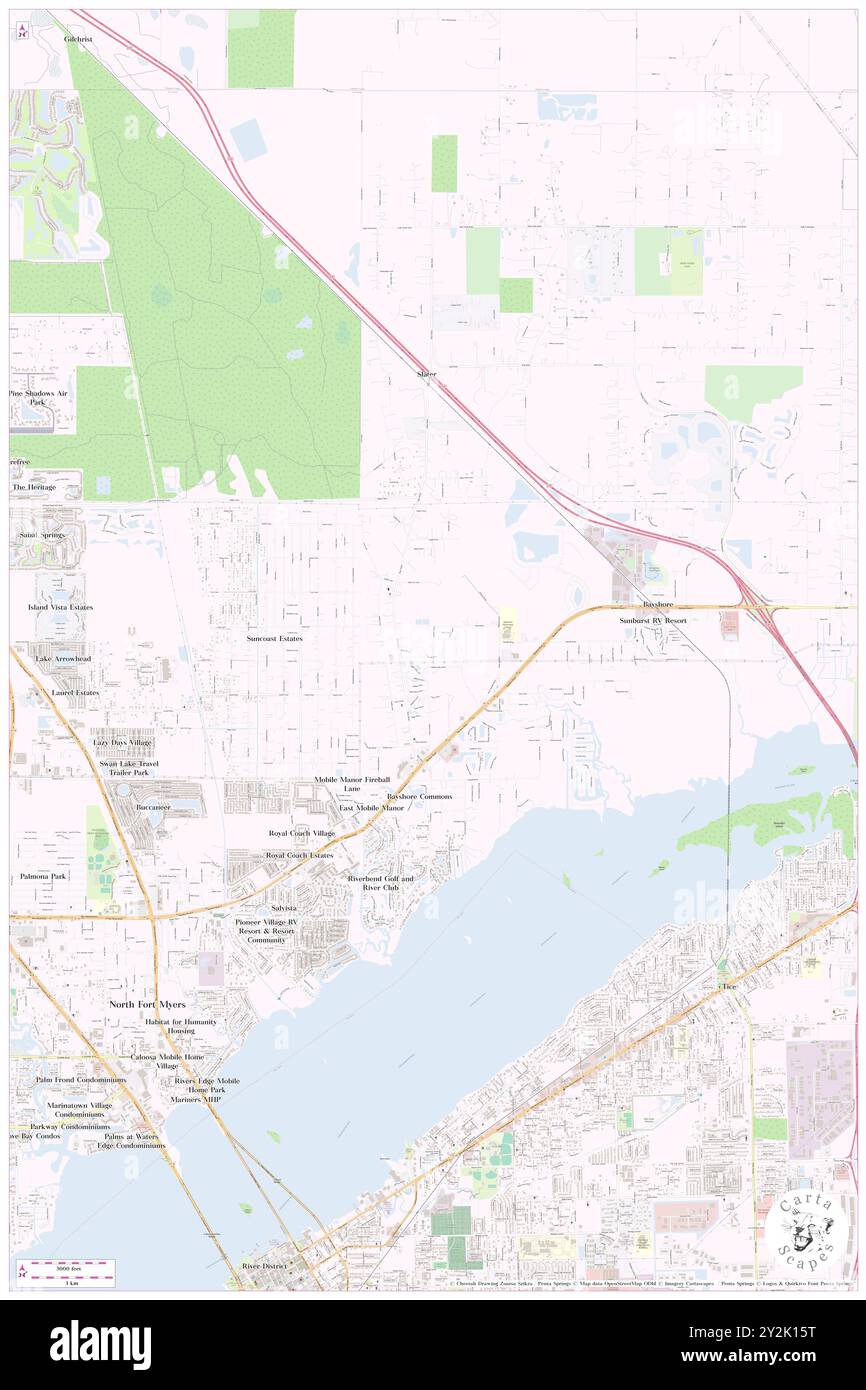 River Trails Mobile Home Park, Lee County, US, États-Unis, Floride, n 26 42' 37'', S 81 51' 0'', carte, Cartascapes carte publiée en 2024. Explorez Cartascapes, une carte qui révèle la diversité des paysages, des cultures et des écosystèmes de la Terre. Voyage à travers le temps et l'espace, découvrir l'interconnexion du passé, du présent et de l'avenir de notre planète. Banque D'Images