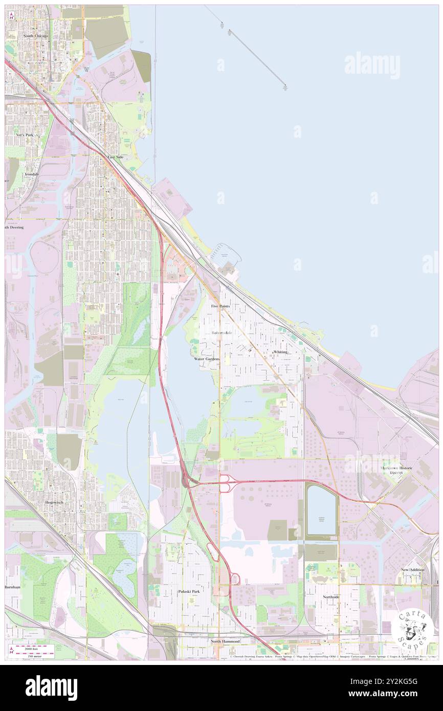 Robertsdale, Lake County, US, États-Unis, Indiana, n 41 40' 59'', S 87 30' 29'', carte, Cartascapes carte publiée en 2024. Explorez Cartascapes, une carte qui révèle la diversité des paysages, des cultures et des écosystèmes de la Terre. Voyage à travers le temps et l'espace, découvrir l'interconnexion du passé, du présent et de l'avenir de notre planète. Banque D'Images