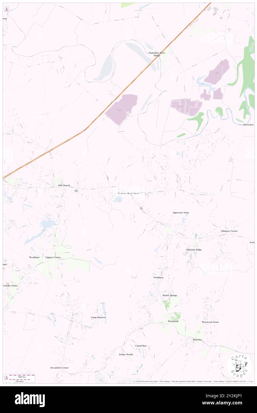 Farmers Shop Corner, comté de Hanover, États-Unis, Virginie, n 37 38' 31'', S 77 11' 42'', carte, Cartascapes carte publiée en 2024. Explorez Cartascapes, une carte qui révèle la diversité des paysages, des cultures et des écosystèmes de la Terre. Voyage à travers le temps et l'espace, découvrir l'interconnexion du passé, du présent et de l'avenir de notre planète. Banque D'Images