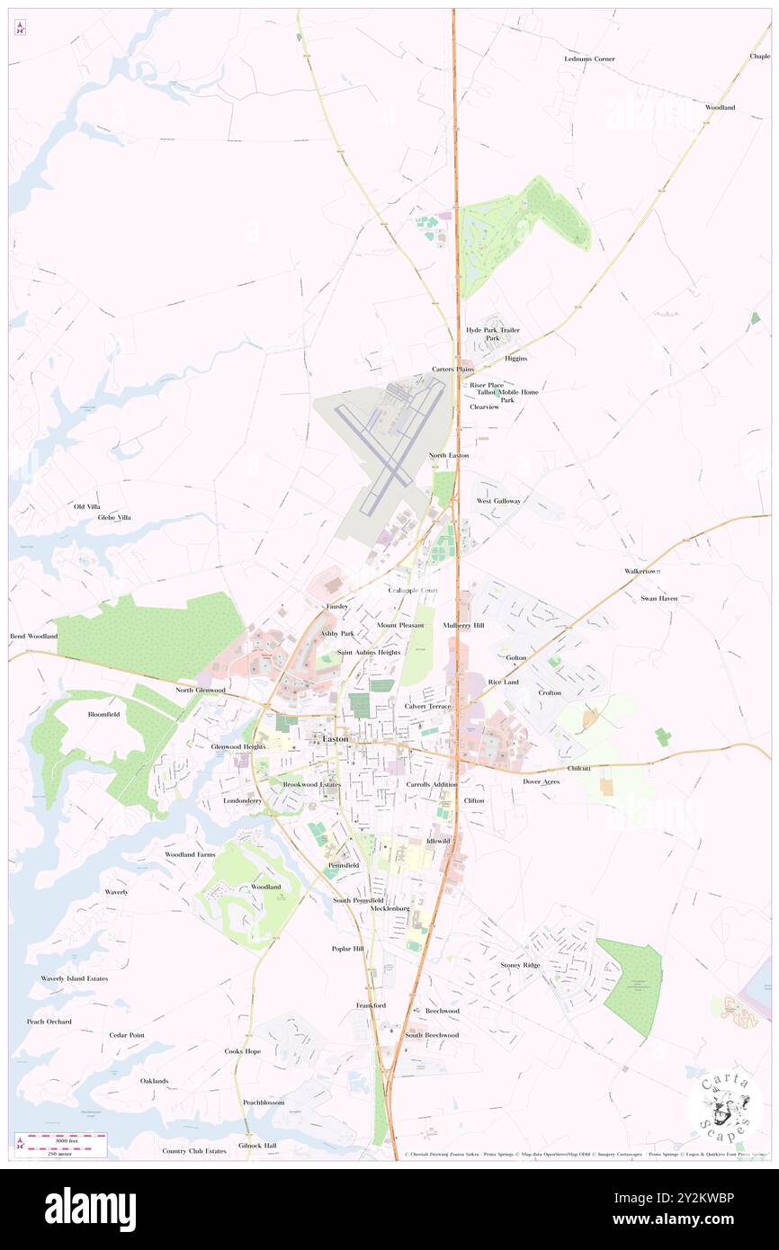 Talbot Village, Talbot County, US, États-Unis, Maryland, n 38 47' 25'', S 76 4' 8'', carte, Cartascapes carte publiée en 2024. Explorez Cartascapes, une carte qui révèle la diversité des paysages, des cultures et des écosystèmes de la Terre. Voyage à travers le temps et l'espace, découvrir l'interconnexion du passé, du présent et de l'avenir de notre planète. Banque D'Images