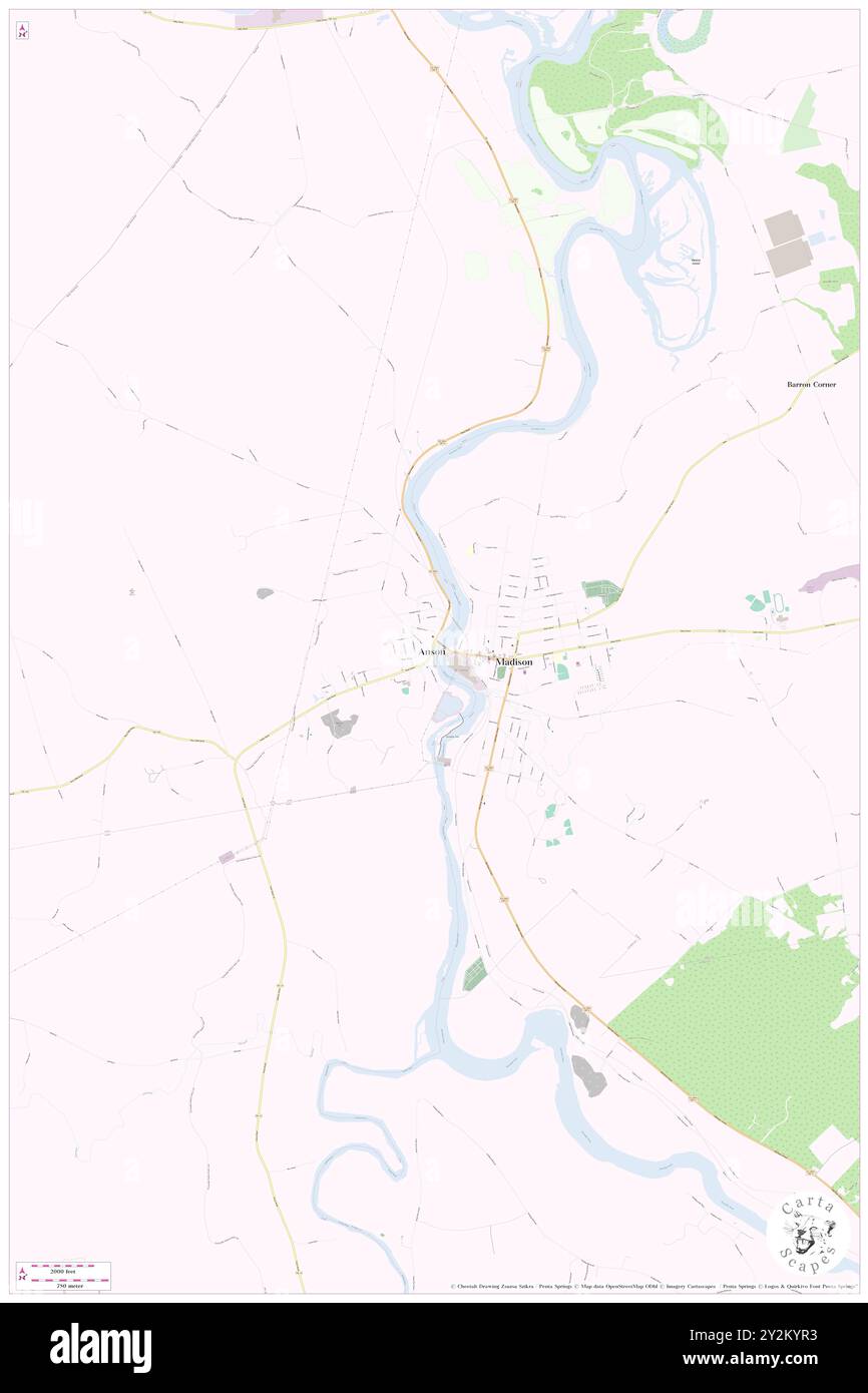 Anson, Comté de Somerset, US, États-Unis, Maine, n 44 47' 54'', S 69 53' 21'', carte, Cartascapes carte publiée en 2024. Explorez Cartascapes, une carte qui révèle la diversité des paysages, des cultures et des écosystèmes de la Terre. Voyage à travers le temps et l'espace, découvrir l'interconnexion du passé, du présent et de l'avenir de notre planète. Banque D'Images