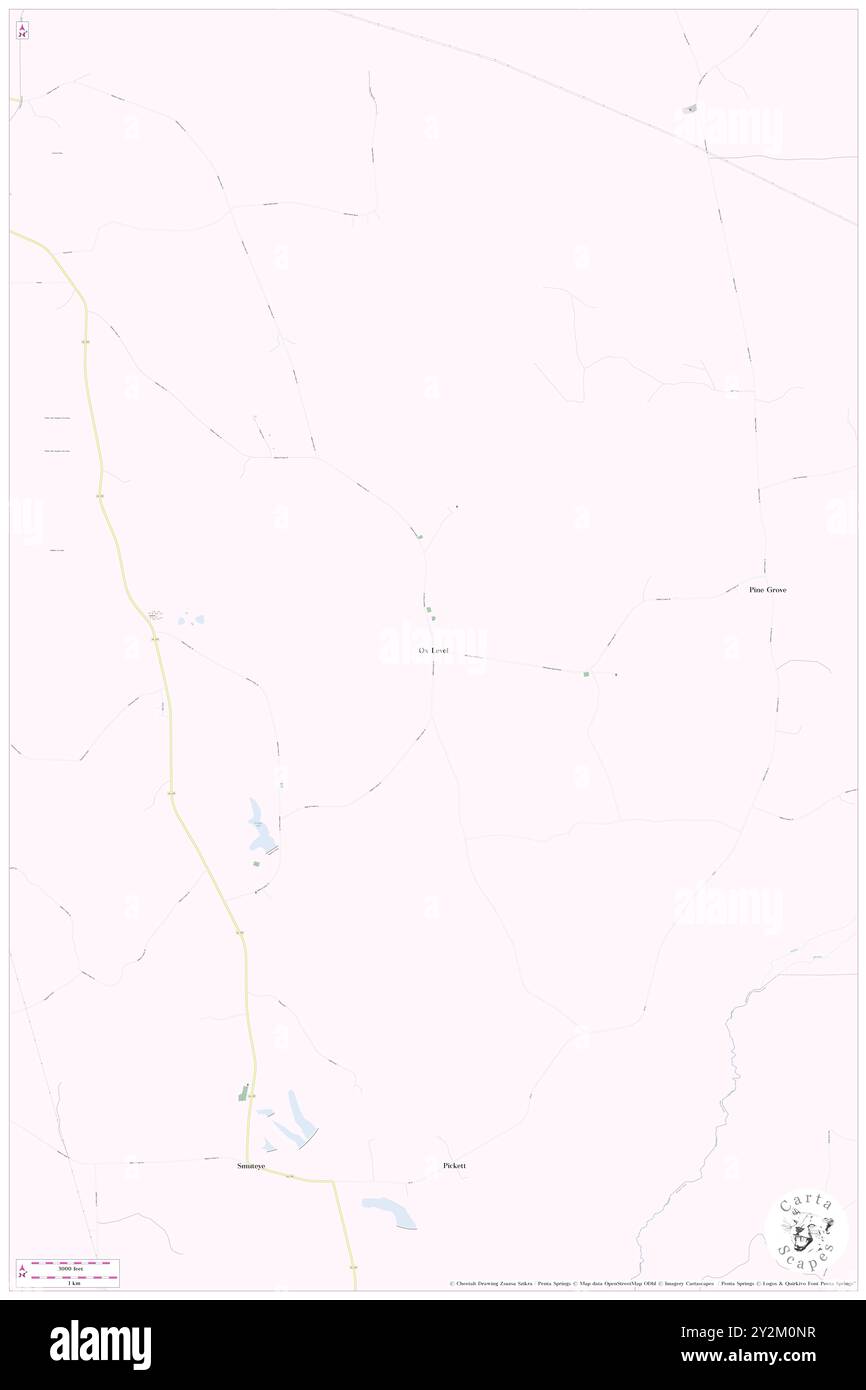 OX Level, Comté de Bullock, US, États-Unis, Alabama, n 32 1' 47'', S 85 37' 42'', carte, Cartascapes carte publiée en 2024. Explorez Cartascapes, une carte qui révèle la diversité des paysages, des cultures et des écosystèmes de la Terre. Voyage à travers le temps et l'espace, découvrir l'interconnexion du passé, du présent et de l'avenir de notre planète. Banque D'Images