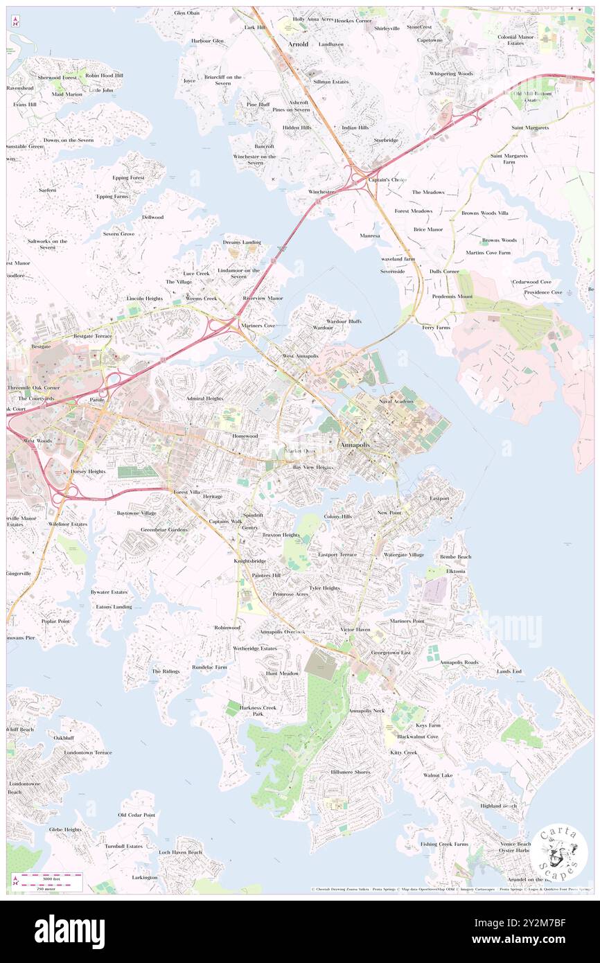 Market Quay, Anne Arundel County, US, États-Unis, Maryland, n 38 58' 40'', S 76 30' 7'', carte, Cartascapes carte publiée en 2024. Explorez Cartascapes, une carte qui révèle la diversité des paysages, des cultures et des écosystèmes de la Terre. Voyage à travers le temps et l'espace, découvrir l'interconnexion du passé, du présent et de l'avenir de notre planète. Banque D'Images