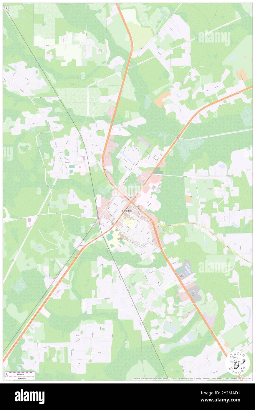 Callahan, Comté de Nassau, US, États-Unis, Floride, n 30 33' 43'', S 81 49' 50'', carte, Cartascapes carte publiée en 2024. Explorez Cartascapes, une carte qui révèle la diversité des paysages, des cultures et des écosystèmes de la Terre. Voyage à travers le temps et l'espace, découvrir l'interconnexion du passé, du présent et de l'avenir de notre planète. Banque D'Images