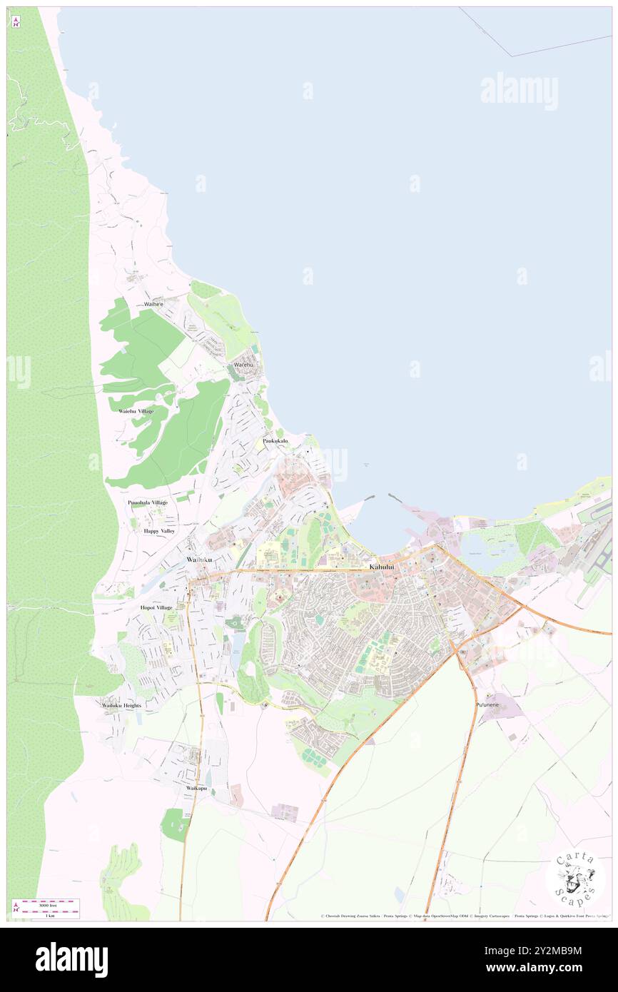 Paukukalo, Comté de Maui, US, États-Unis, Hawaï, n 20 54' 19'', S 156 29' 5'', carte, Cartascapes carte publiée en 2024. Explorez Cartascapes, une carte qui révèle la diversité des paysages, des cultures et des écosystèmes de la Terre. Voyage à travers le temps et l'espace, découvrir l'interconnexion du passé, du présent et de l'avenir de notre planète. Banque D'Images