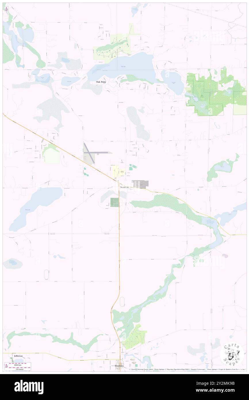 Napoleon, comté de Jackson, US, États-Unis, Michigan, n 42 9' 38'', S 84 14' 45'', carte, Cartascapes carte publiée en 2024. Explorez Cartascapes, une carte qui révèle la diversité des paysages, des cultures et des écosystèmes de la Terre. Voyage à travers le temps et l'espace, découvrir l'interconnexion du passé, du présent et de l'avenir de notre planète. Banque D'Images