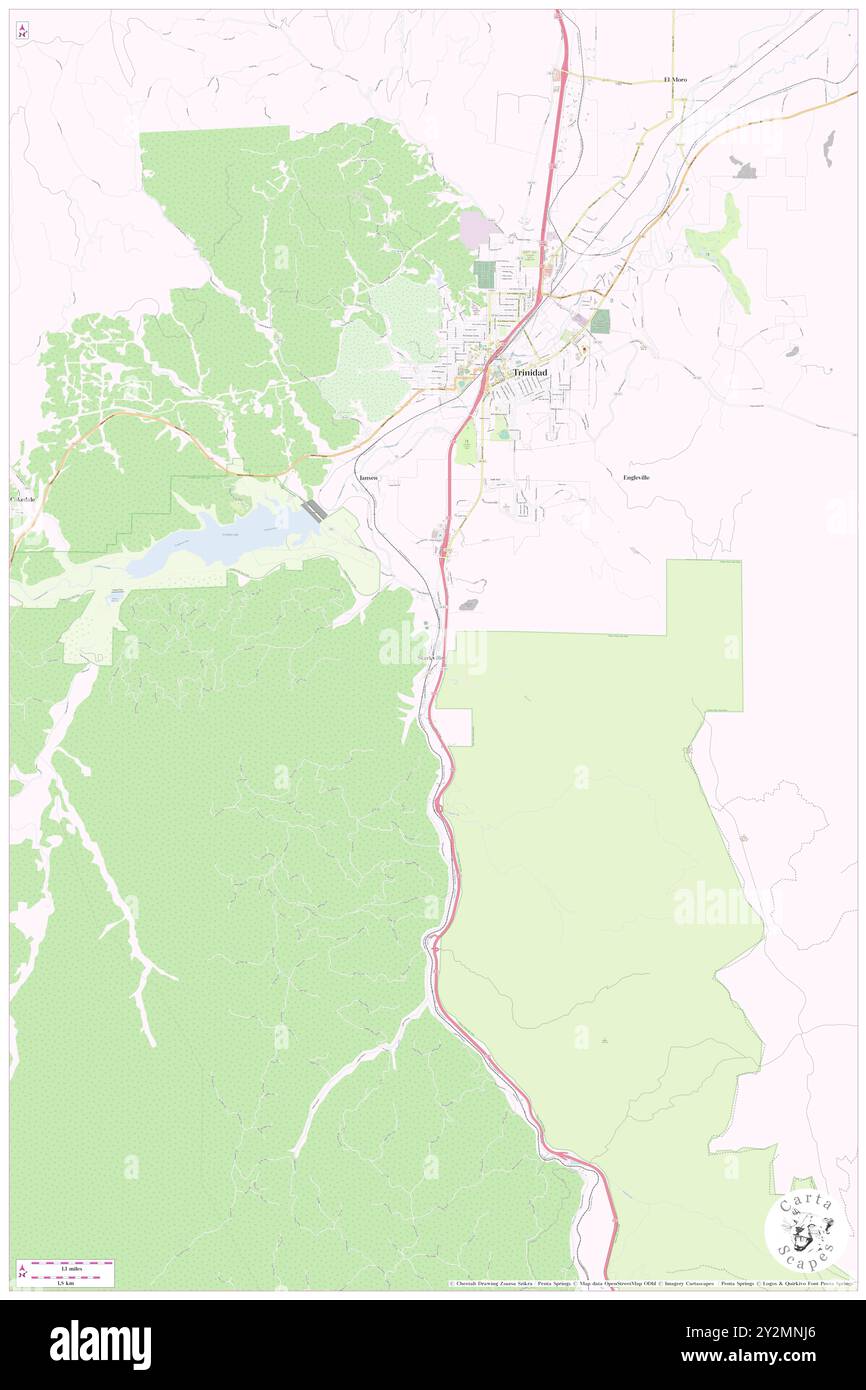 Starkville, Comté de Las Animas, US, États-Unis, Colorado, n 37 6' 55'', S 104 31' 26'', carte, Cartascapes carte publiée en 2024. Explorez Cartascapes, une carte qui révèle la diversité des paysages, des cultures et des écosystèmes de la Terre. Voyage à travers le temps et l'espace, découvrir l'interconnexion du passé, du présent et de l'avenir de notre planète. Banque D'Images