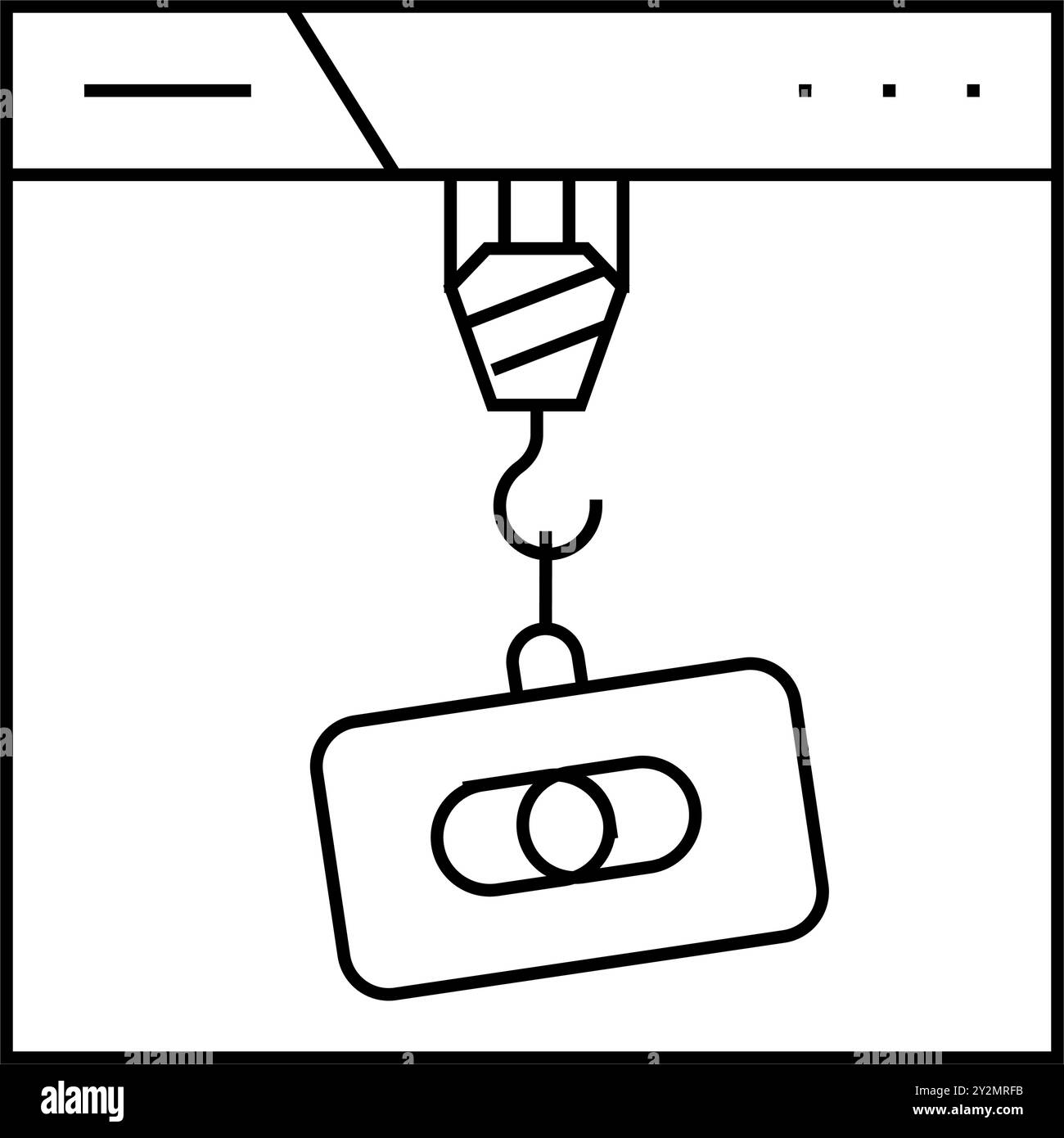 illustration vectorielle d'icône de ligne seo de construction de lien Illustration de Vecteur