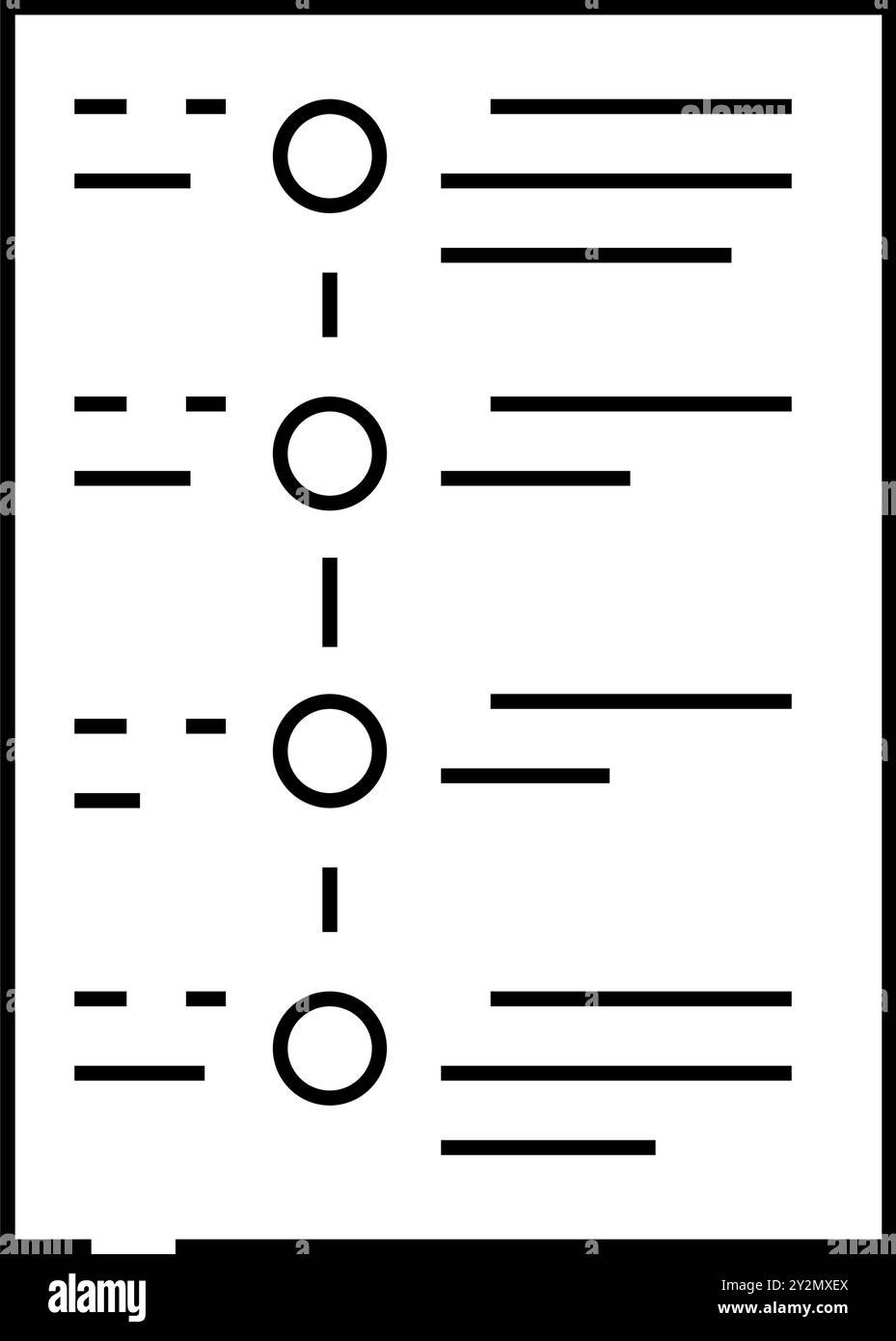illustration vectorielle d'icône de ligne de programme d'événement Illustration de Vecteur