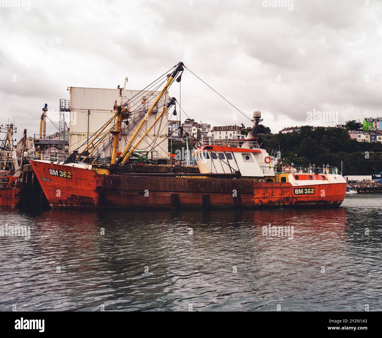 The Brixham Beam Salloper van Dijck BM 362, Brixham, Devon, Angleterre, Royaume-Uni. Banque D'Images