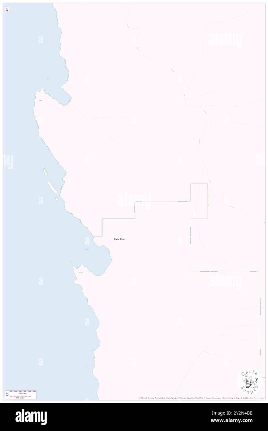 Cube Cove, région de recensement de Hoonah-Angoon, US, États-Unis, Alaska, n 57 57' 12'', S 134 44' 0'', carte, Cartascapes carte publiée en 2024. Explorez Cartascapes, une carte qui révèle la diversité des paysages, des cultures et des écosystèmes de la Terre. Voyage à travers le temps et l'espace, découvrir l'interconnexion du passé, du présent et de l'avenir de notre planète. Banque D'Images