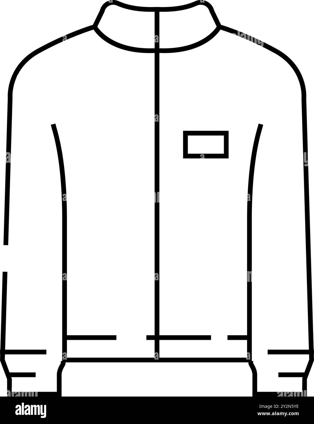 windbreakers streetwear tissu de ligne de mode illustration vectorielle d'icône Illustration de Vecteur