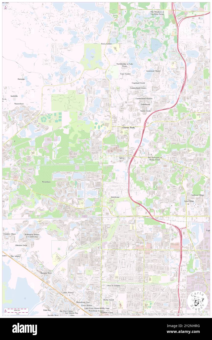 Citrus Park Crossing, Comté de Hillsborough, US, États-Unis, Floride, n 28 3' 53'', S 82 34' 50'', carte, Cartascapes carte publiée en 2024. Explorez Cartascapes, une carte qui révèle la diversité des paysages, des cultures et des écosystèmes de la Terre. Voyage à travers le temps et l'espace, découvrir l'interconnexion du passé, du présent et de l'avenir de notre planète. Banque D'Images