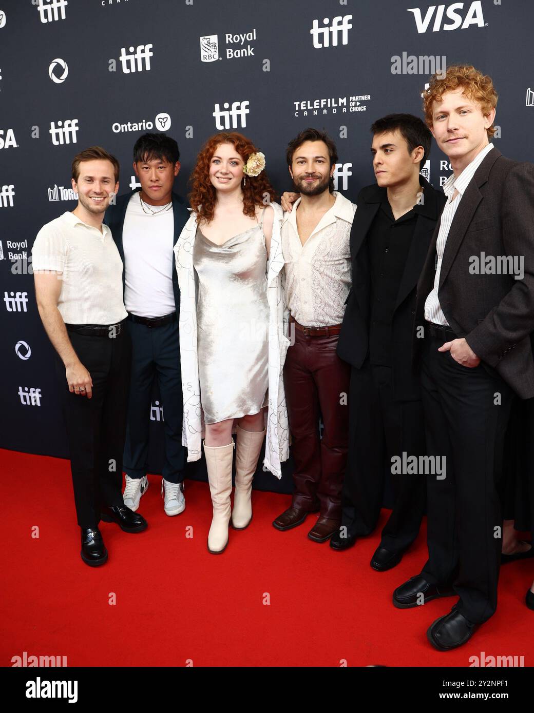 Corinne Britti aux arrivées pour la première DU SAMEDI SOIR au Festival international du film de Toronto (TIFF) 2024, Royal Alexandra Theatre, Toronto, ON, le 10 septembre 2024. photo par : Collection JA/Everett Banque D'Images